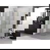 Mexen Exo Duschkabine faltbar 100 x 100 cm, transparent, gold - 816-100-100-50-00