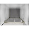 Mexen Exo portes de douche à double battant 100 cm, transparent, doré - 814-100-000-50-00