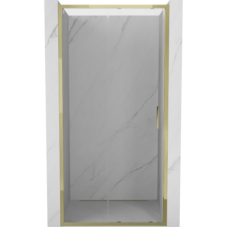 Mexen Exo-S drzwi prysznicowe rozsuwane 105 cm, transparent, złote - 8151-105-000-50-00