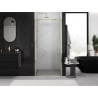 Mexen Exo Sliding Shower Door 120 cm, Transparent, Gold - 8151-120-000-50-00