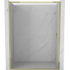 Mexen Exo-S drzwi prysznicowe rozsuwane 130 cm, transparent, złote - 8151-130-000-50-00