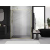 Mexen Exo-S drzwi prysznicowe rozsuwane 130 cm, transparent, złote - 8151-130-000-50-00