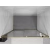 Mexen Exo schuifbare douchedeur 135 cm, transparant, goud - 8151-135-000-50-00