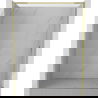 Mexen Exo drsna tuš vrata 145 cm, prozorna, zlata - 8151-145-000-50-00