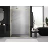 Mexen Exo-S 145 cm breite, transparente, goldene Schiebeduschtüren - 8151-145-000-50-00