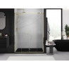 Mexen Exo-S Duo drzwi prysznicowe podwójne rozsuwane 150 cm, transparent, złote - 8152-150-000-50-00