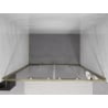 Mexen Exo-S Duo dubbele schuifdouchedeuren 150 cm, transparant, goud - 8152-150-000-50-00