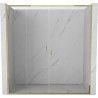 Mexen Exo-S Duo drzwi prysznicowe podwójne rozsuwane 170 cm, transparent, złote - 8152-170-000-50-00