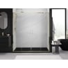 Mexen Exo-S Duo puertas de ducha dobles correderas 170 cm, transparentes, doradas - 8152-170-000-50-00