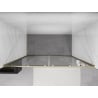 Mexen Exo portes de douche doubles coulissantes 170 cm, transparentes, dorées - 8152-170-000-50-00