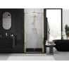 Mexen Exo-F puerta de ducha plegable de 65 cm, transparente, dorada - 816-065-000-50-00