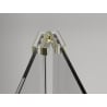 Mexen Exo-F puerta de ducha plegable de 65 cm, transparente, dorada - 816-065-000-50-00