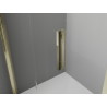 Mexen Exo-F porta de duche dobrável 65 cm, transparente, dourada - 816-065-000-50-00