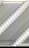 Mexen Exo douchedeur vouwbaar 70 cm, transparant, goud - 816-070-000-50-00