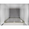 Mexen Exo-F opvouwbare douchedeur 85 cm, transparant, goud - 816-085-000-50-00
