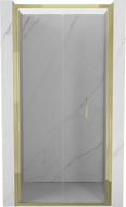 Mexen Exo-F faltbare Duschabtrennung 95 cm, transparent, gold - 816-095-000-50-00