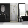 Mexen Exo-F drzwi prysznicowe składane 100 cm, transparent, złote - 816-100-000-50-00