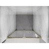 Mexen Exo-F drzwi prysznicowe składane 100 cm, transparent, złote - 816-100-000-50-00