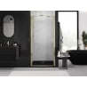 Mexen Exo duschtür öffnend 60 cm, transparent, gold - 817-060-000-50-00