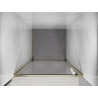Mexen Exo-B drzwi prysznicowe uchylne 65 cm, transparent, złote - 817-065-000-50-00