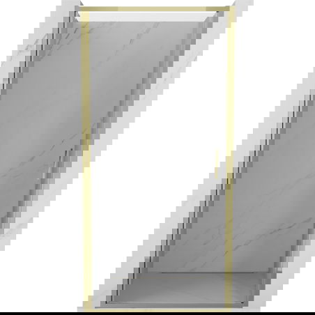 Mexen Exo draaideur douchedeur 90 cm, transparant, goud - 817-090-000-50-00