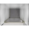 Mexen Exo 90 cm Pivot Shower Door, Transparent, Gold - 817-090-000-50-00