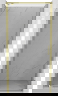 Mexen Exo Duschabtrennung mit Tür 70 cm, transparent, gold - 8181-070-000-50-00