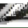 Mexen Exo scharnierende douchedeur 80 cm, transparant, goud - 8181-080-000-50-00