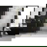 Mexen Exo scharnierende douchedeur 80 cm, transparant, goud - 8181-080-000-50-00