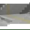 Mexen Exo scharnierende douchedeur 80 cm, transparant, goud - 8181-080-000-50-00