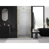 Mexen Exo-BR porta doccia a battente 90 cm, trasparente, dorata - 8181-090-000-50-00