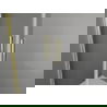 Mexen Exo dubbele douchedeur draaibaar 70 cm, transparant, goud - 8182-070-000-50-00