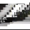 Mexen Exo Duschkabinentüren, doppelt, schwenkbar 80 cm, transparent, gold - 8182-080-000-50-00
