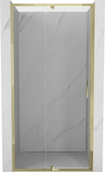 Mexen Exo-R drzwi prysznicowe uchylne 100 cm, transparent, złote - 819-100-000-50-00