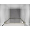 Mexen Exo-R porta doccia a battente 125 cm, trasparente, dorata - 819-125-000-50-00