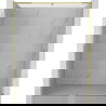 Mexen Exo odpirna tuš vrata 135 cm, prozorna, zlata - 819-135-000-50-00