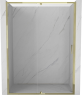Mexen Exo-R Duschdrehtüren 135 cm, transparent, gold - 819-135-000-50-00