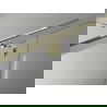 Mexen Exo scharnierende douchedeur 140 cm, transparant, goud - 819-140-000-50-00