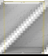 Mexen Exo svängbara duschdörrar 145 cm, transparent, guld - 819-145-000-50-00