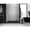 Mexen Exo-R drzwi prysznicowe uchylne 150 cm, transparent, złote - 819-150-000-50-00