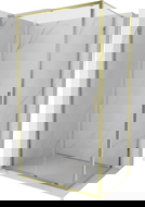 Mexen Exo schuifdouchecabine 110 x 80 cm, transparant, goud - 8151-110-080-50-00