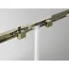Mexen Exo sliding shower cabin 130 x 95 cm, transparent, gold - 8151-130-095-50-00