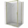 Mexen Exo sliding shower cabin 130 x 95 cm, transparent, gold - 8151-130-095-50-00