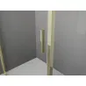 Mexen Exo sliding shower cabin 130 x 95 cm, transparent, gold - 8151-130-095-50-00