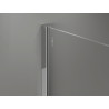 Mexen Kioto-X dušisein Walk-in 110 x 200 cm, läbipaistev 10 mm, kroom - 800-110-101-01-00-X