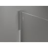 Paroi de douche Mexen Kioto-X Walk-in 120 x 200 cm, transparent 10 mm, chrome - 800-120-101-01-00-X