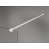 Mexen Kioto-X Duschwand Walk-in 90 x 200 cm, transparent 10 mm, weiß - 800-090-101-20-00-X
