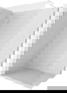 Mexen Kioto-X Duschvägg Walk-in 140 x 200 cm, transparent 10 mm, vit - 800-140-101-20-00-X