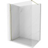 Mexen Kioto-X Zaslon za tuš Walk-in 60 x 200 cm, proziran 10 mm, zlatni - 800-060-101-50-00-X