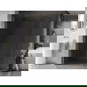 Mexen Kioto-X Duschwand Walk-in 80 x 200 cm, transparent 10 mm, gold - 800-080-101-50-00-X